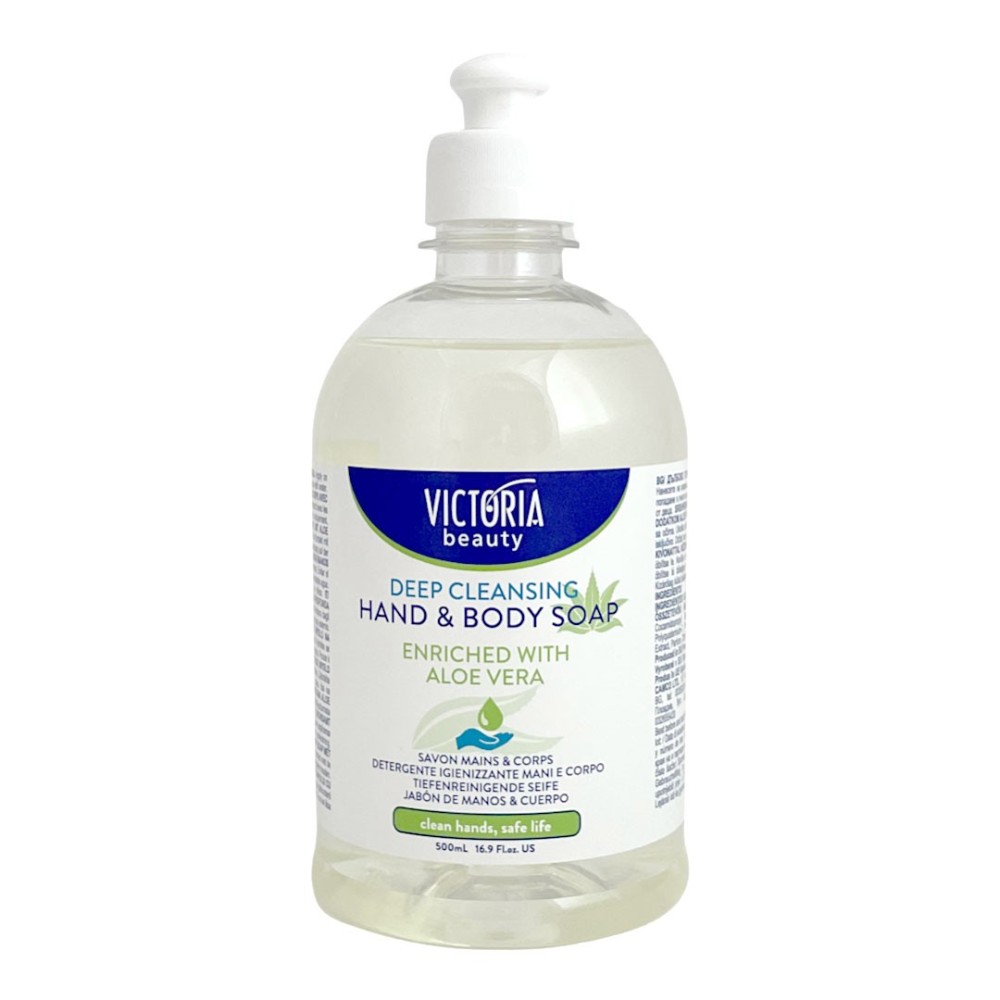 Liquid Soap Deep Cleansing with Aloe Filler 500ml Victoria Beauty