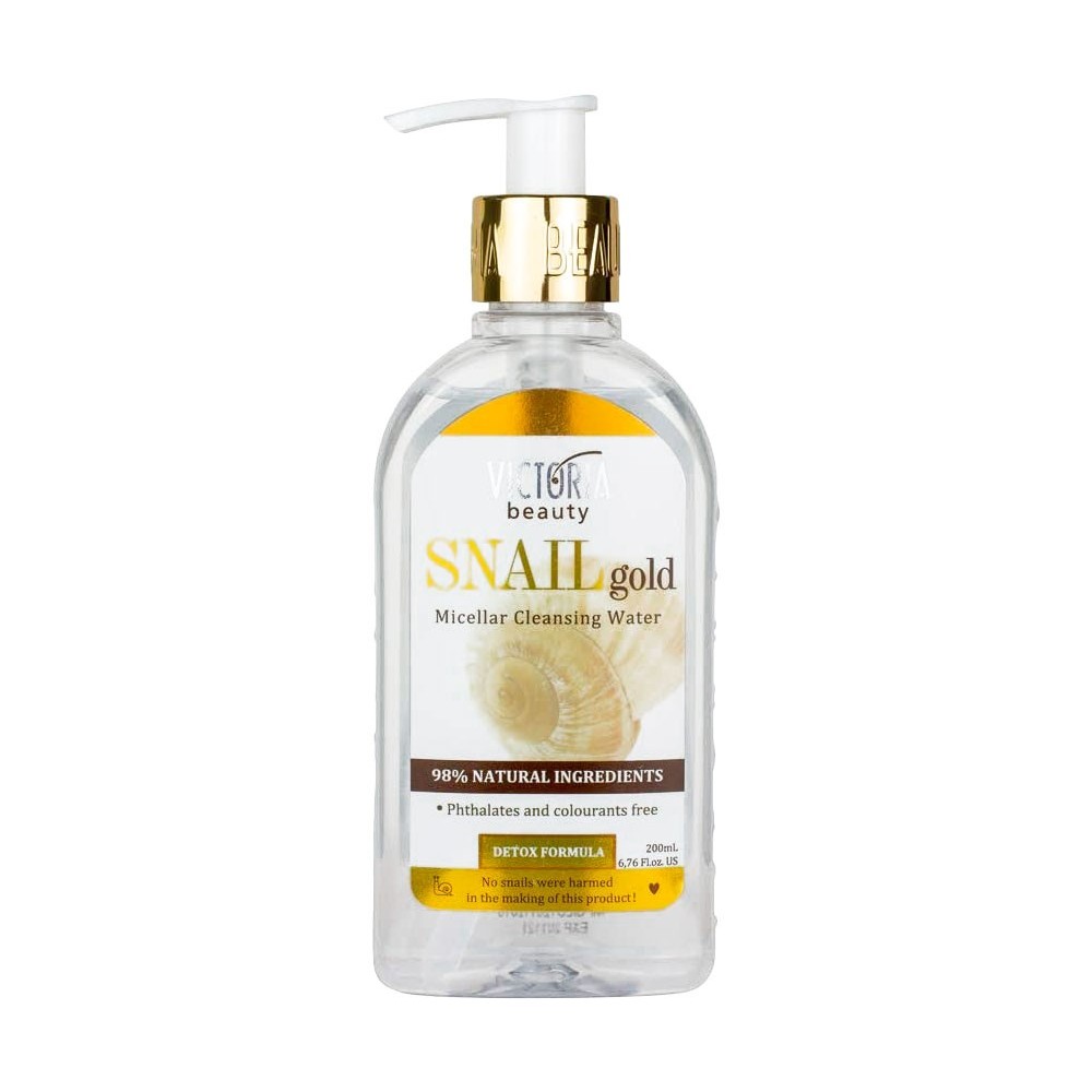 Micellar Cleansing Water with Snail Extract & Argan Oil 200ml Victoria Beauty