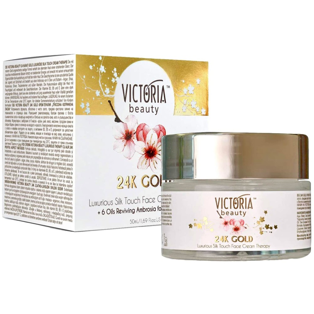 Luxurious Silk Touch Face Cream Therapy 24K GOLD 50ml Victoria Beauty