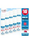 10 Gel Igienizzante Mani Antibatterico 30ml Victoria Beauty