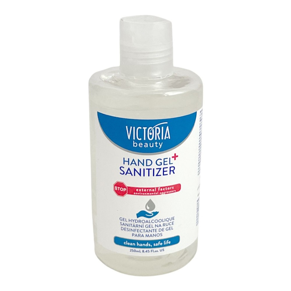 4 Antibacterial Hand Gel Sanitizer 250ml Victoria Beauty