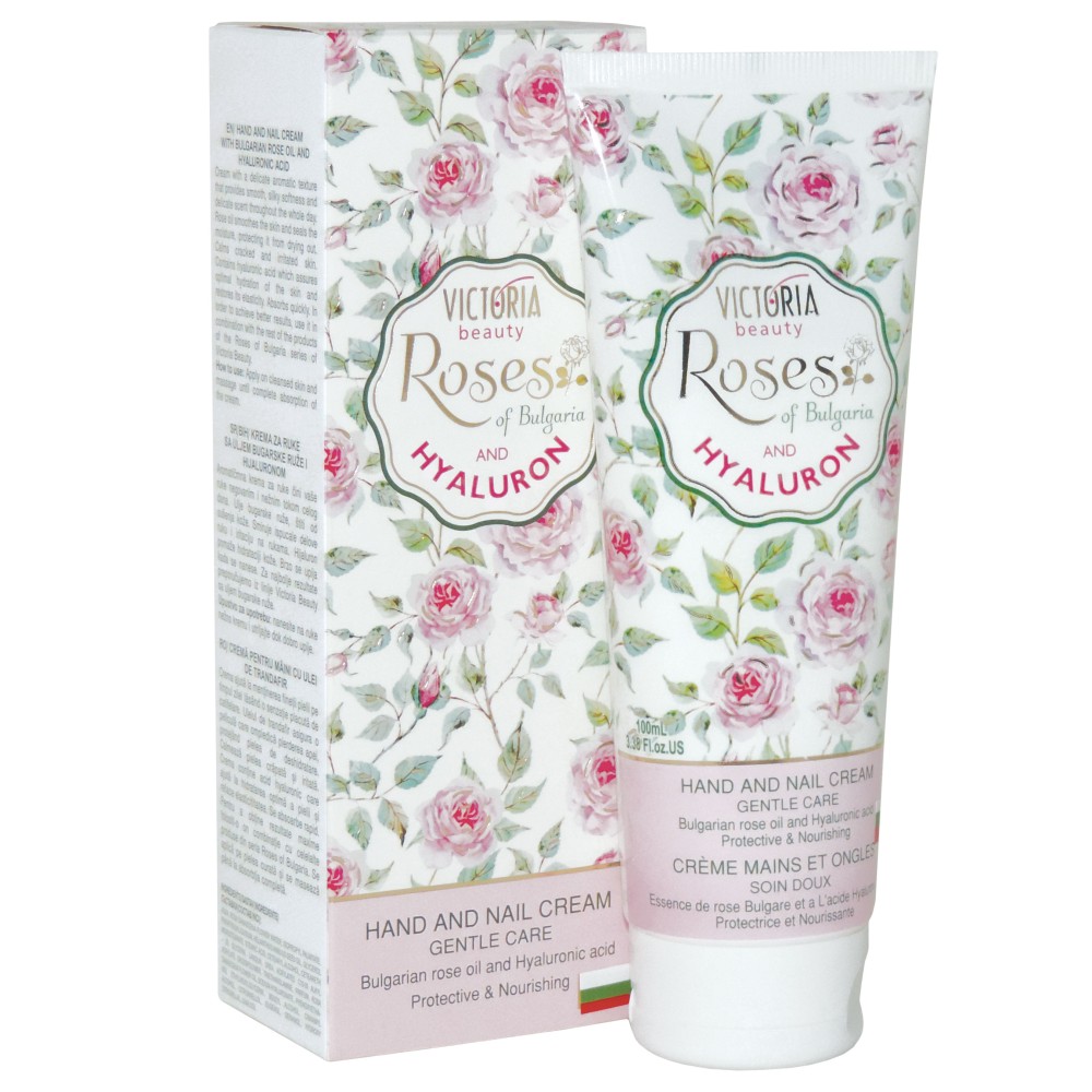 Crema mani e unghie con olio di rosa 100ml Victoria Beauty