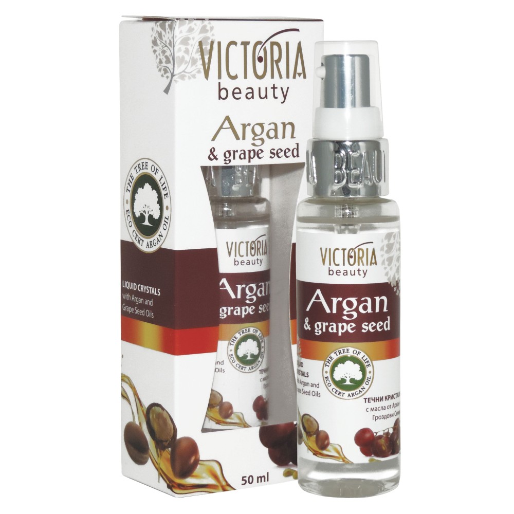 Liquid Crystals with Argan and Grape Seed Oils 50ml Victoria Beauty