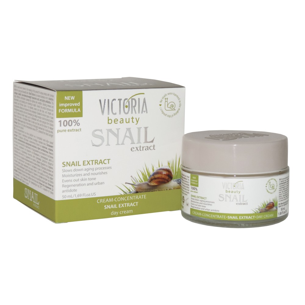 Crema Viso Giorno Concentrato alla bava di lumaca 50ml Snail Extract Victoria Beauty