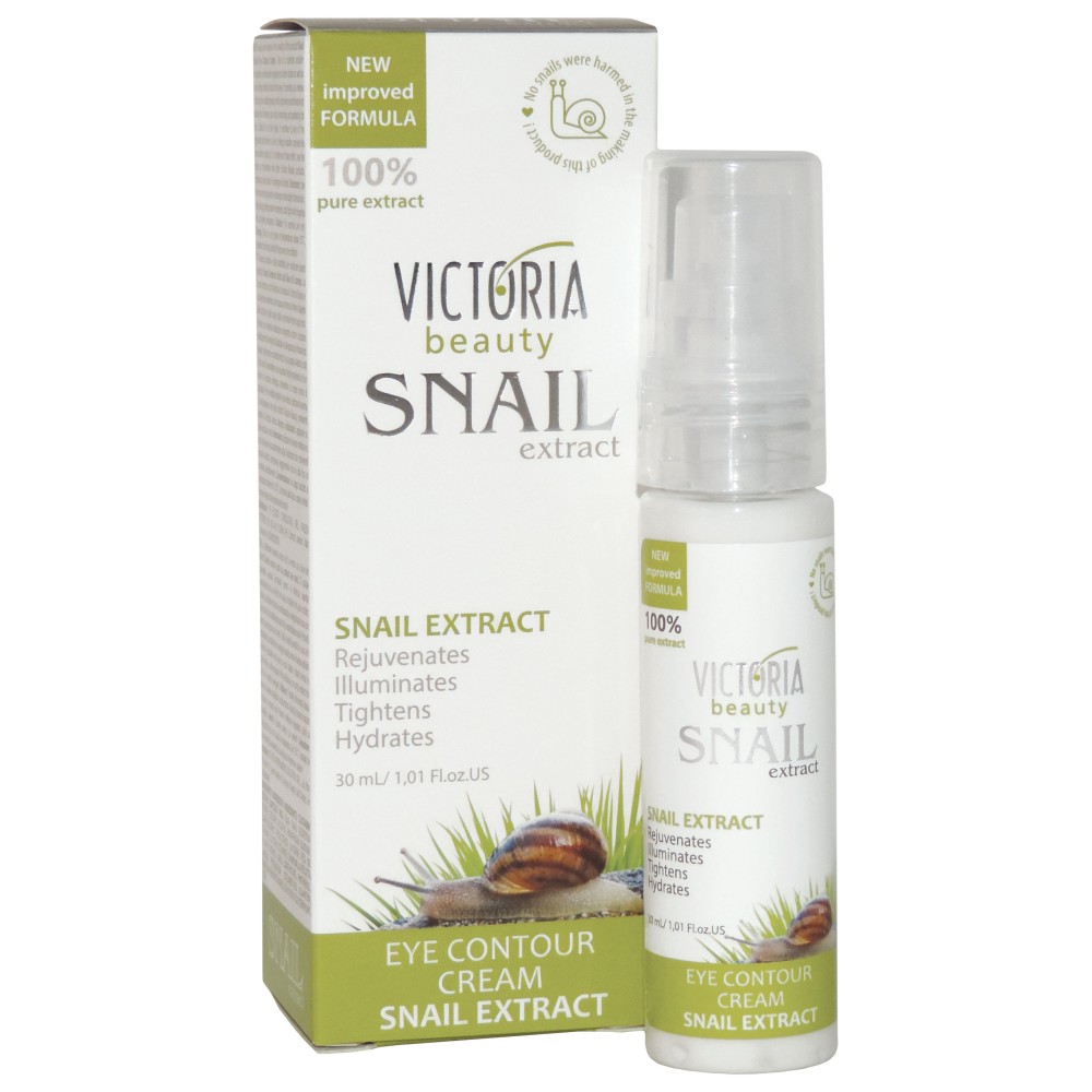 Eye contour cream with Snail Extract 30ml Victoria Beauty