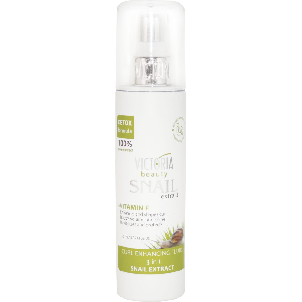 Curly Hair Enhancing Fluid with Snail Extract 150ml Victoria Beauty