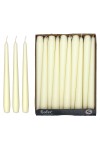 pHofer professional conical candles for candlesticks in packs of 100 candles of natural Ivory color, burning about 7 hours, size