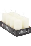 Hofer Candele Cilindriche Antigoccia 45x90mm 12h Box 8Pz Avorio