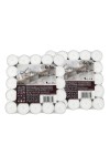 Hofer Tealight 200Pz Living 4h Candele Lumini Bianchi Non profumati