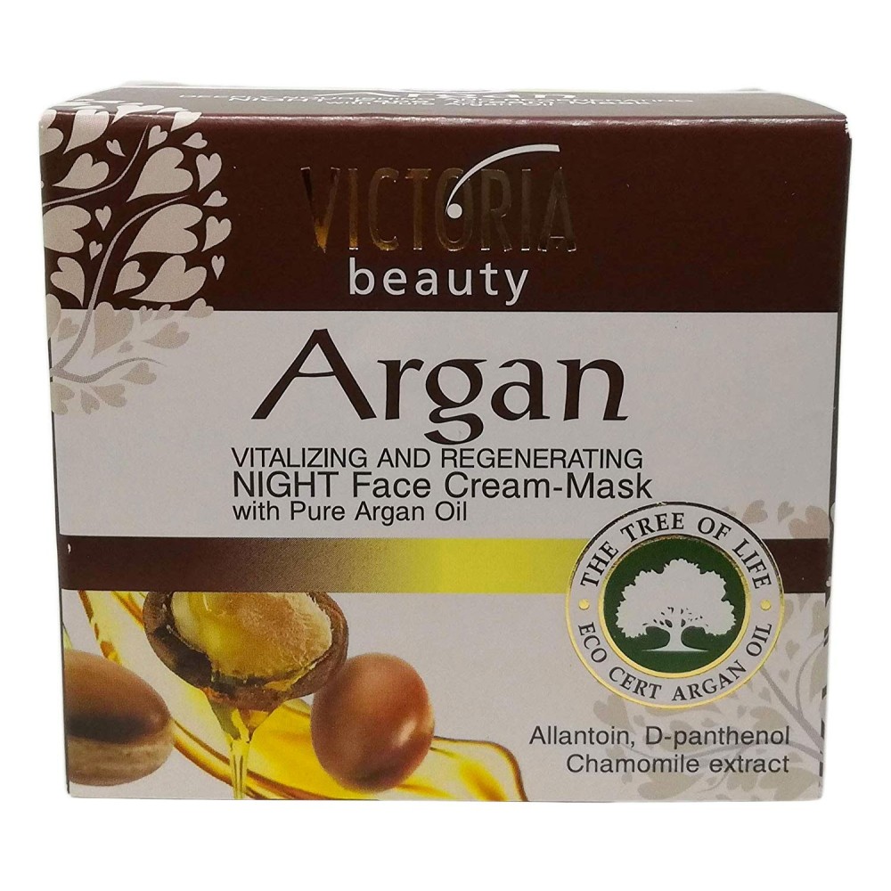 Crema Viso Notte con Olio di Argan Puro Victoria Beauty 50ml
