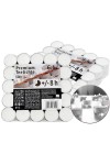 Hofer Tealight 100Pz Premium 8h Candele Lumini Bianchi Non profumati