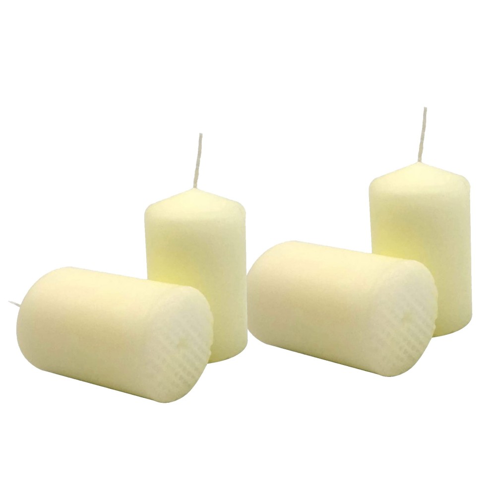 pHofer 50x80mm high quality pillar candles, suitable for professional use, without dripping and without producing any odor, dura