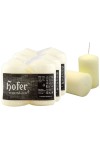 Hofer Candele Cilindriche Antigoccia 8Pz 50x80mm 17h Avorio