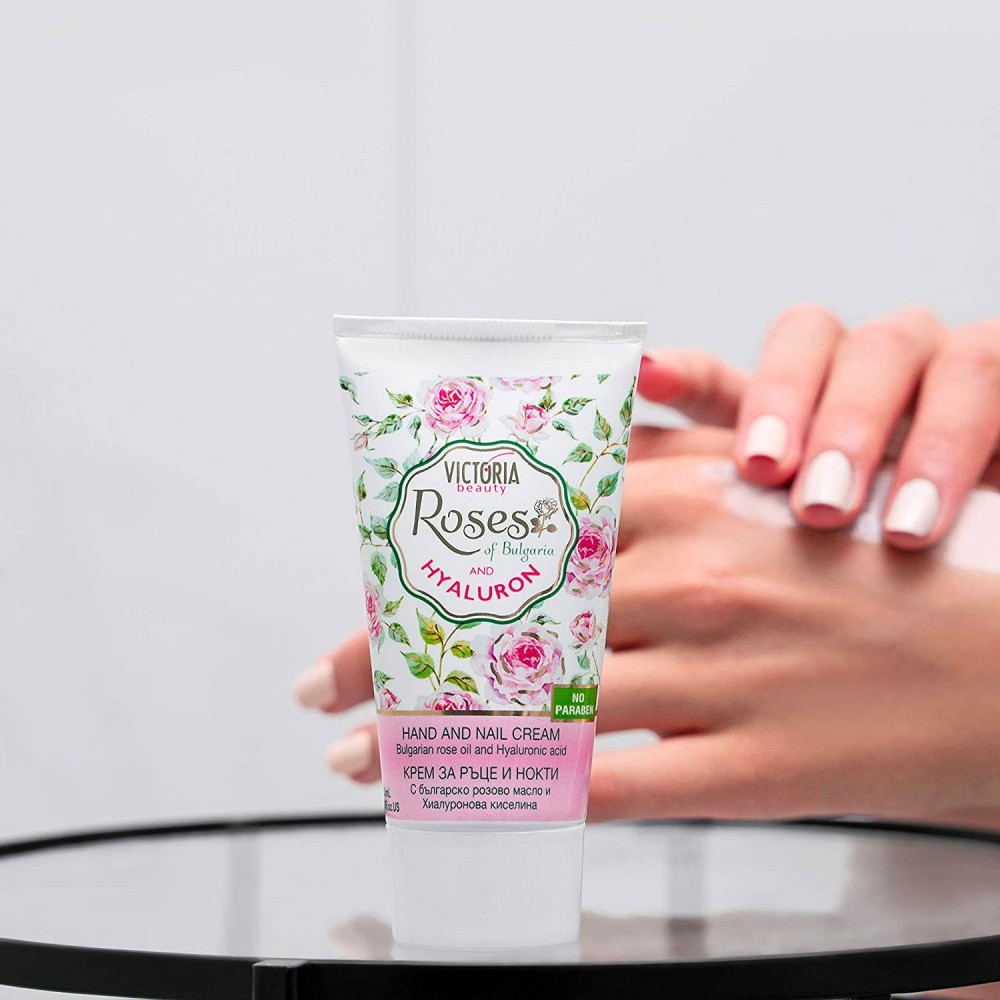 Hand & Nail Cream with rose oil 50ml Victoria Beauty