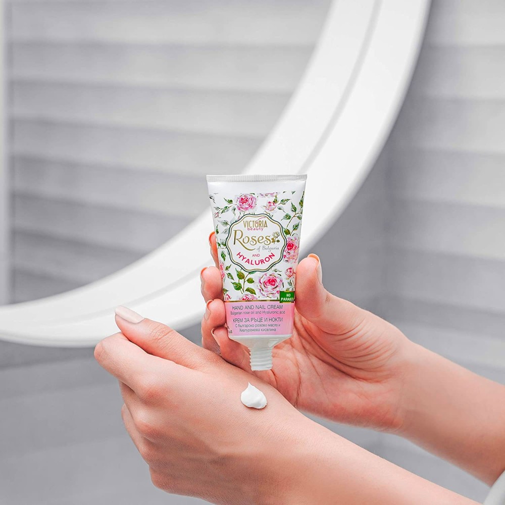 Hand & Nail Cream with rose oil 50ml Victoria Beauty