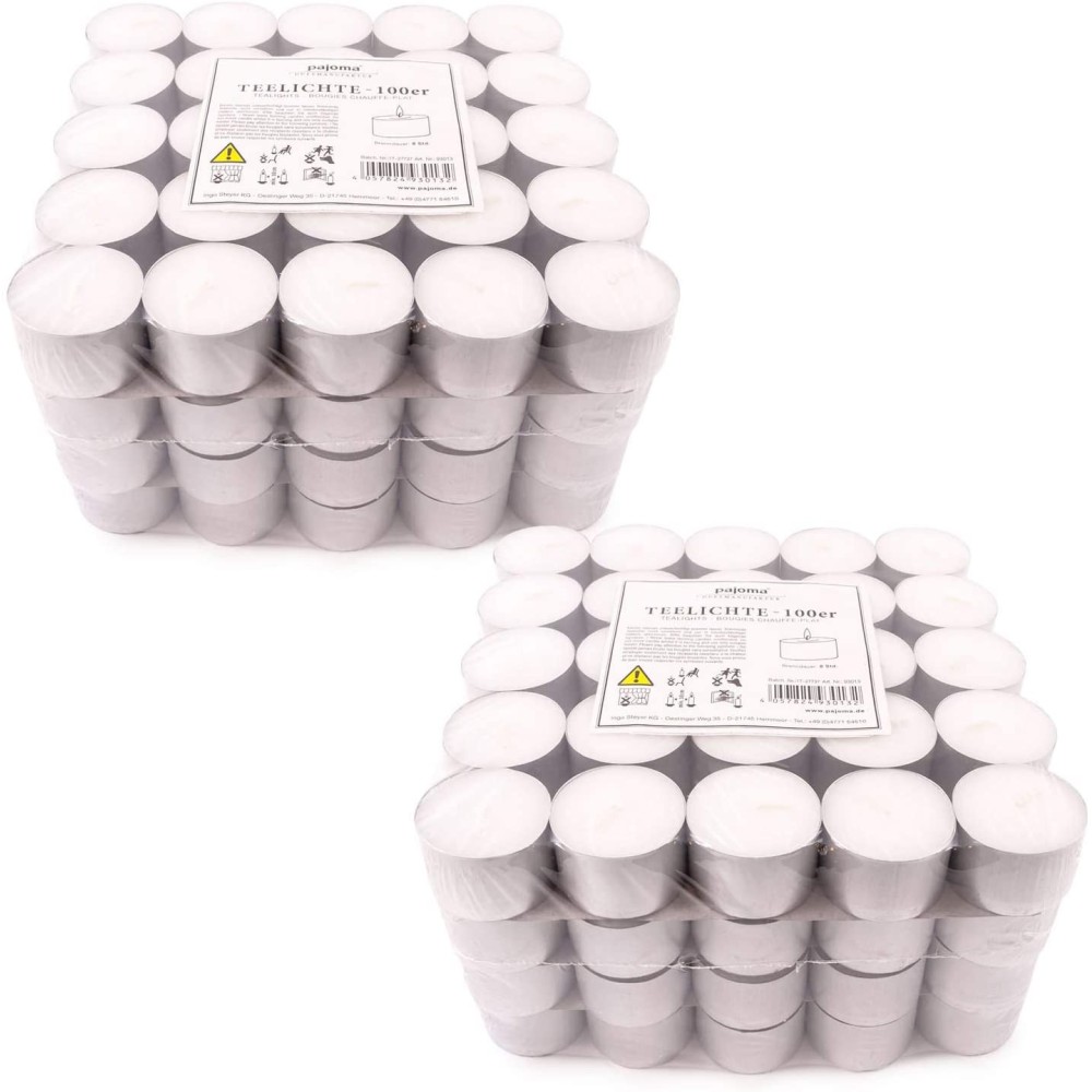 HotStar Tealight Pro Candele Lumini Non profumati 8h 1Pz Bianco