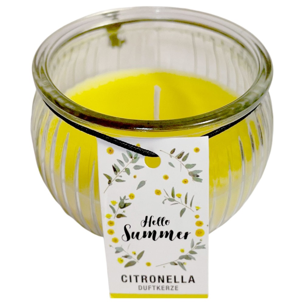 Pajoma Candela profumata alla citronella in mini vaso 77xh58mm