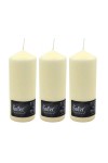 pHofer 80x200 mm high quality pillar candles, suitable for professional use, without dripping and without producing any odor, du