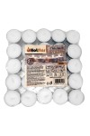 pHotStar Living Tealight mini unscented candles in packs of 100 pcs, burning 4 hours, white color. Ideal for tealight lanterns, 