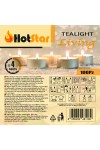 pHotStar Living Tealight mini unscented candles in packs of 100 pcs, burning 4 hours, white color. Ideal for tealight lanterns, 