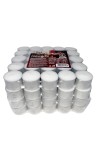 pHotStar Professional Tealight mini unscented candles in packs of 100 pcs, burning 8 hours, white color. Ideal for tealight lant