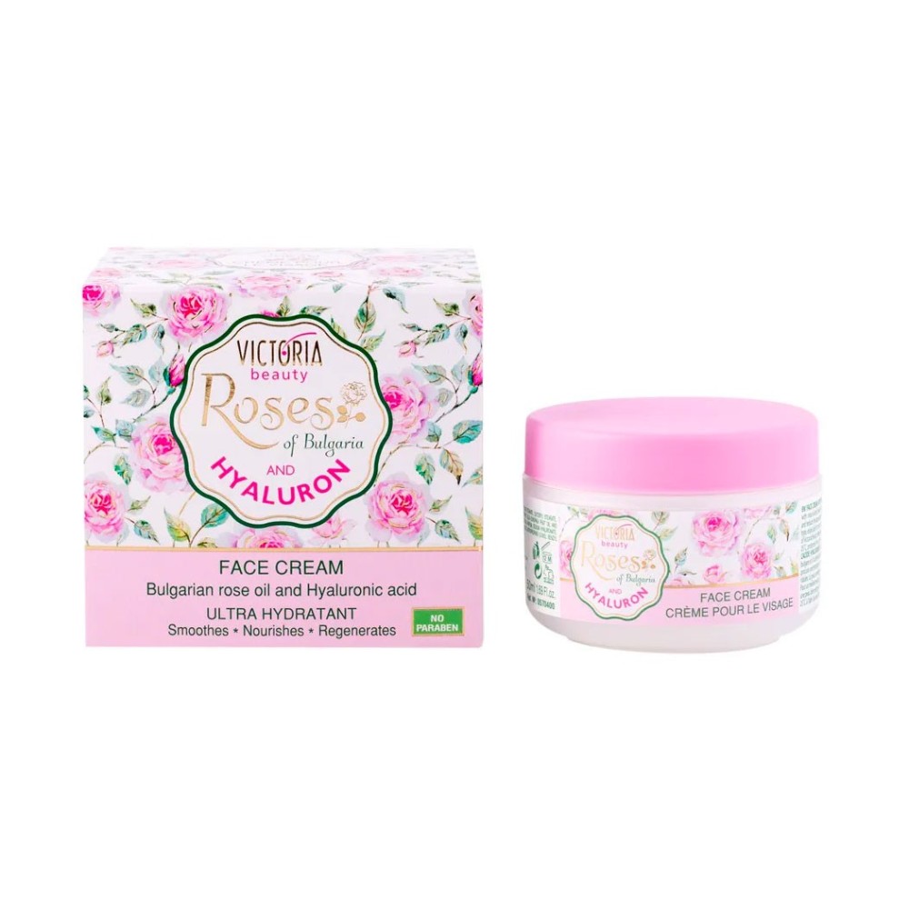 Ultra hydrating face cream with rose oil 50ml Victoria Beauty