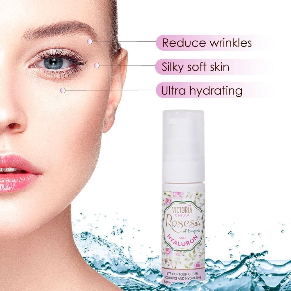 Crema Contorno Occhi con olio di rosa 30ml Victoria Beauty