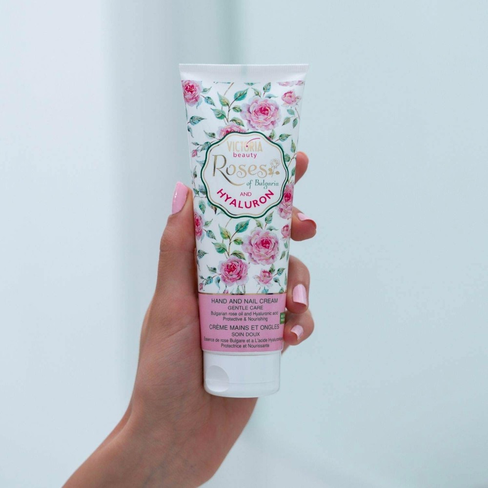 Hand & Nail Cream with rose oil 100ml Victoria Beauty